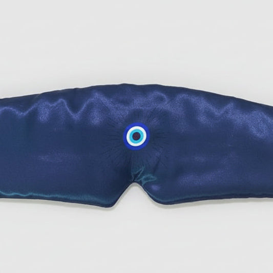 Luxury Bamboo Silk Sleep Mask (Mati Blue)