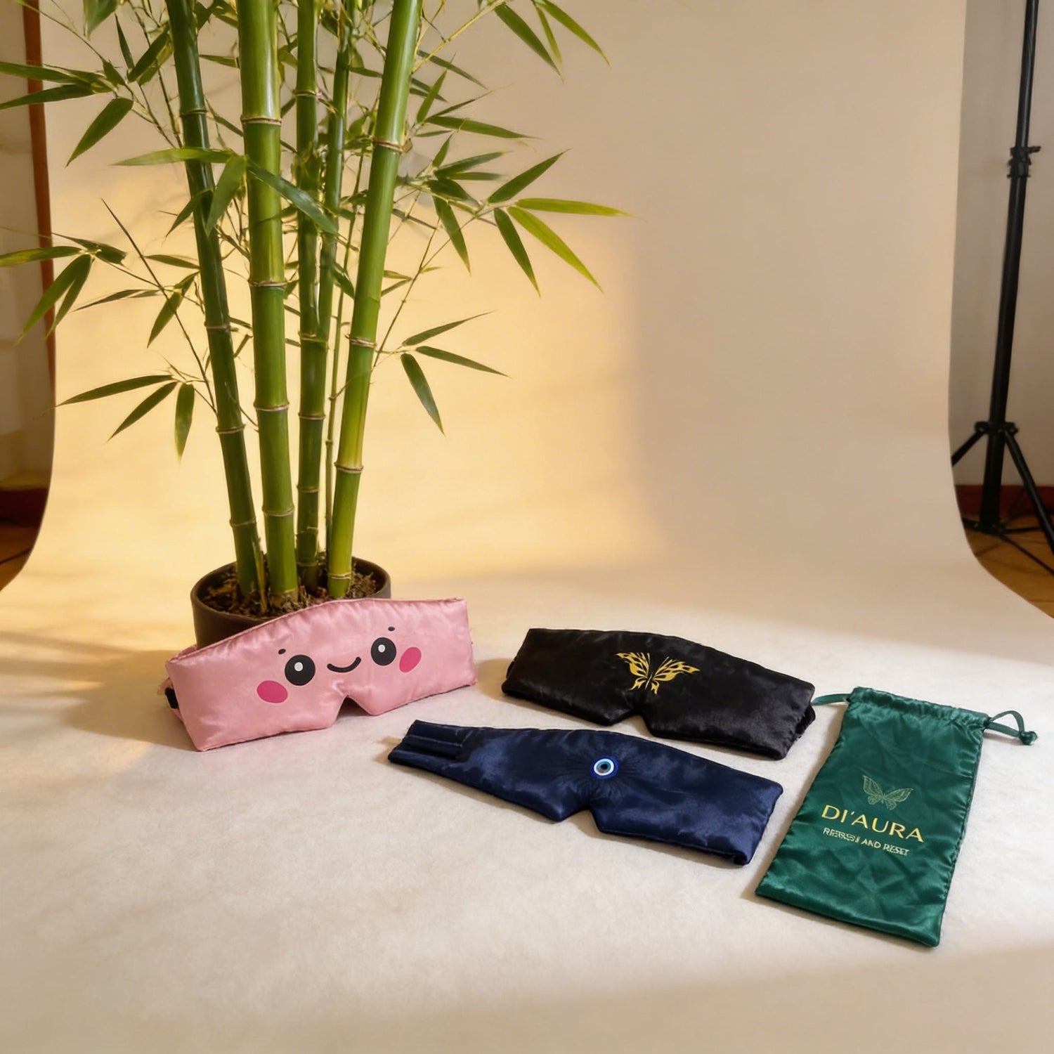 Luxury Bamboo Silk Sleep Masks | DI'AURA