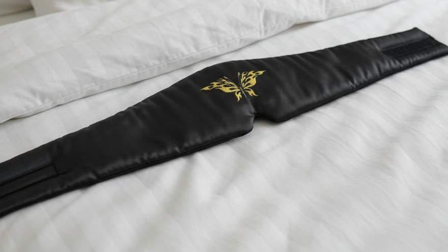 Luxury Bamboo Silk Sleep Mask (DI'AURA Black)