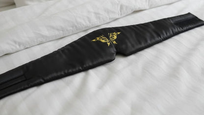 Luxury Bamboo Silk Sleep Mask (DI'AURA Black)