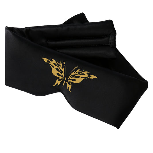 Luxury Bamboo Silk Sleep Mask (DI'AURA Black)