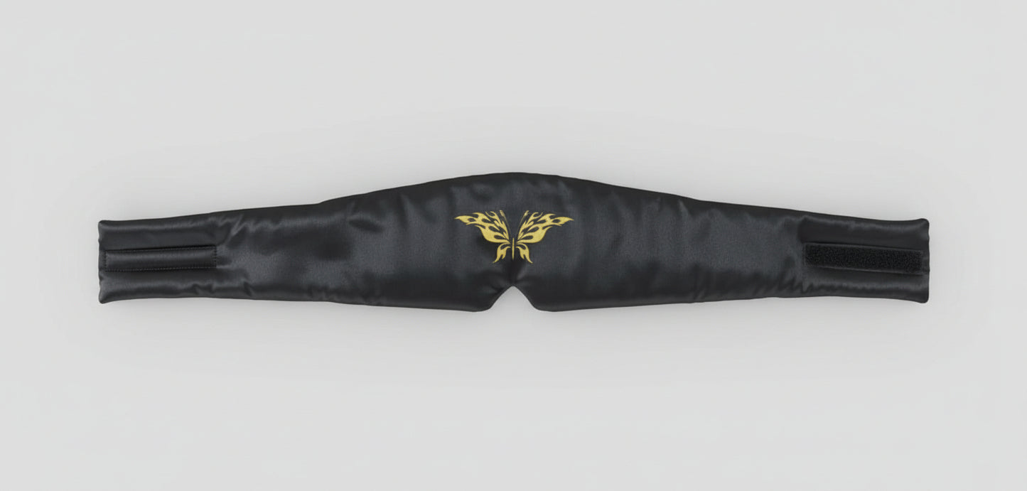Luxury Bamboo Silk Sleep Mask (DI'AURA Black)