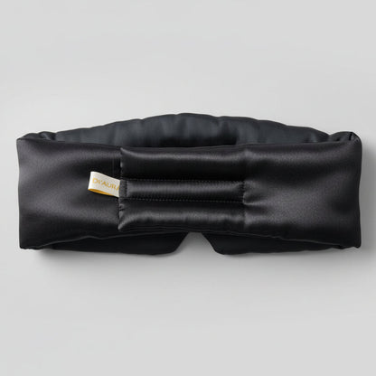 Luxury Bamboo Silk Sleep Mask (DI'AURA Black)