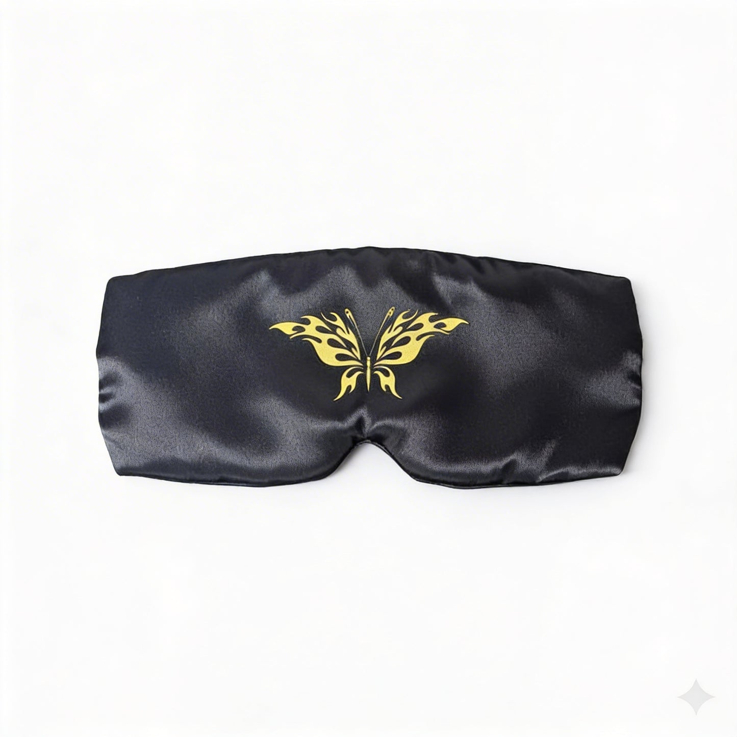 Luxury Bamboo Silk Sleep Mask – Black & Gold | DI'AURA