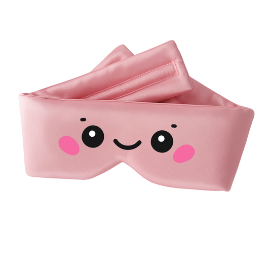 Luxury Bamboo Silk Sleep Mask (Cute Girl)