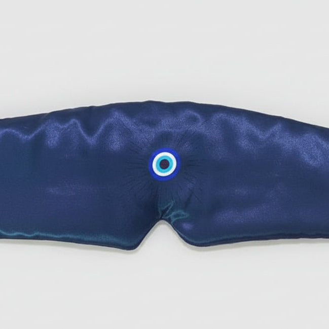 Luxury Bamboo Silk Sleep Mask (Mati Blue)