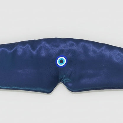 Luxury Bamboo Silk Sleep Mask (Mati Blue)
